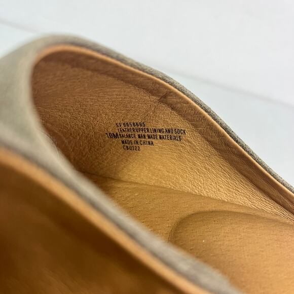 Sofft Sandals Women's 10 M Aneesa Cashmere Leather Open Toe Slip-On Tan Beige - Picture 7 of 14